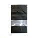 Пакет Дой-пак 100х170 (черный/матовый метал+окно) зип 1000 шт PackPro 1000-000119850 фото 1