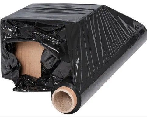 Стрейч плівка чорна 20 мкм &times; 500 мм &times; 1,9 кг / 260 м, 1 рулон PackPro str-06 фото