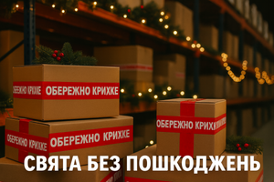 Скотч &laquo;Обережно крихке&raquo; оптом від ПАКПРО &mdash; пакувальна стрічка для безпечного транспортування фото