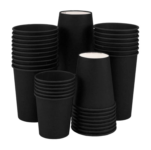 Стакан 250мл Black in Black, 50шт/рук PackPro 10208571 фото