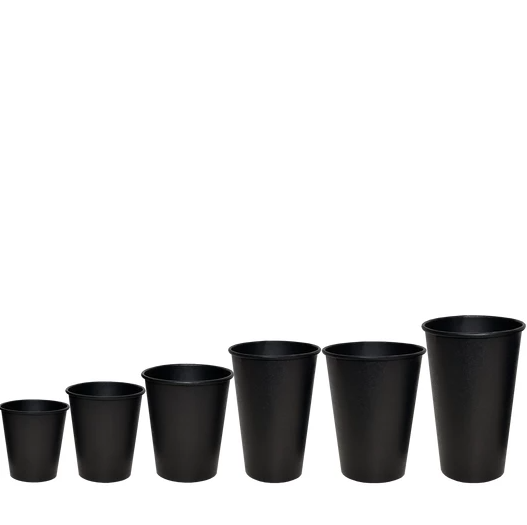 Стакан 250мл Black in Black, 50шт/рук PackPro 10208571 фото