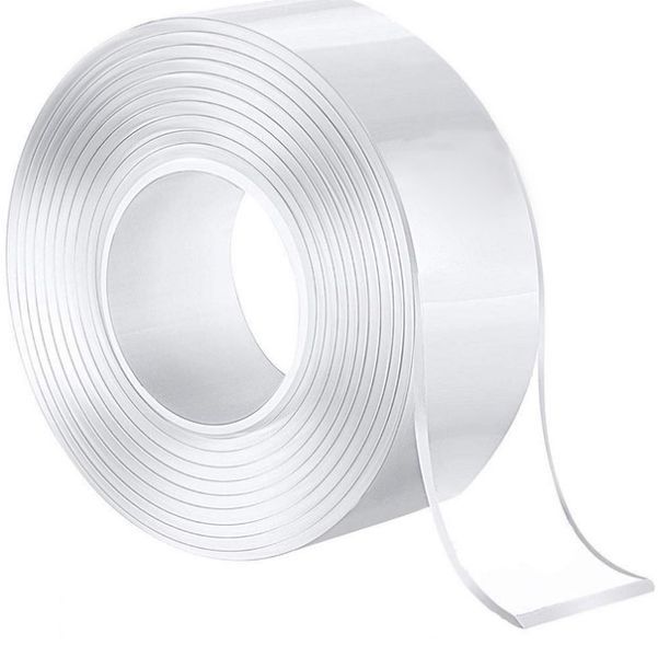 Багаторазова клейка стрічка Nano tape 1мм*3см*3м PackPro 4458862 фото